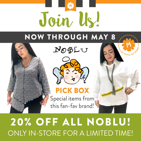 NOBLU Pick Box, now thru May 8