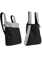 Load image into Gallery viewer, Notabag TWO WAY TOTE GREY AND BLACK
