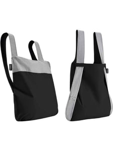 Notabag TWO WAY TOTE GREY AND BLACK