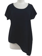 Load image into Gallery viewer, Oh My Gauze SHORT SLEEVE ASYMETRIC TOP - ORIGINALLY $53
