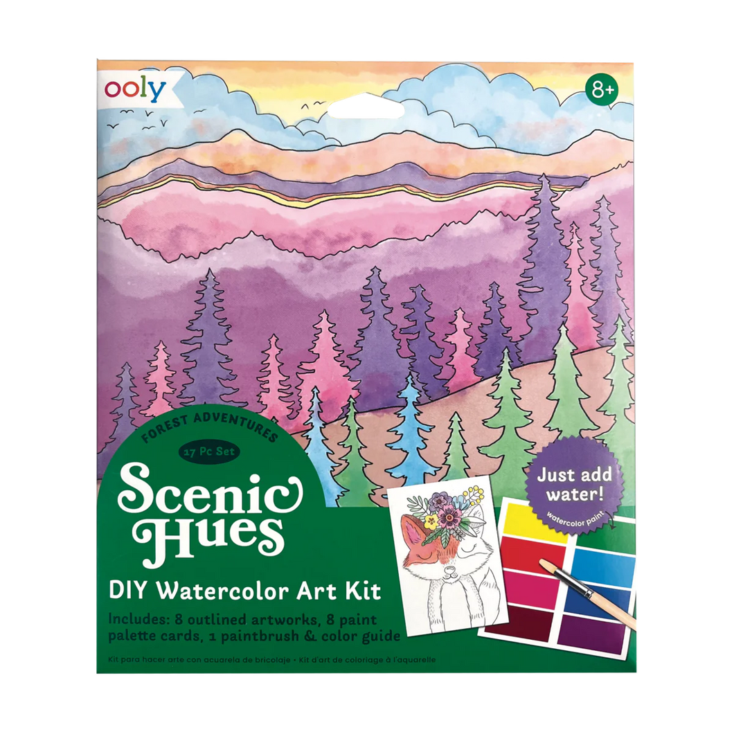 ooly WATERCOLOR KIT FOREST