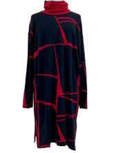 Load image into Gallery viewer, Ozai N Ku REVERSIBLE TURTLENECK DRESS
