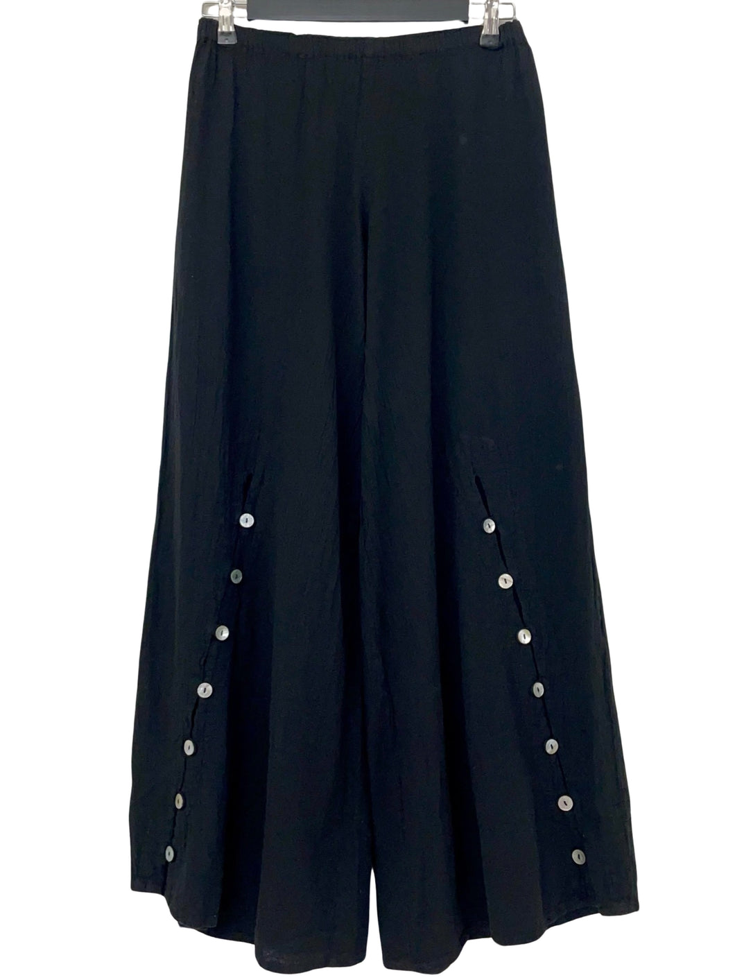 Oh My Gauze WIDE LEG BUTTON PANT - ORIGINALLY $79