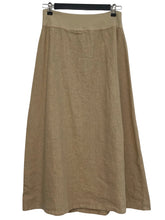 Load image into Gallery viewer, Cut Loose LINEN MIDI ALINE SKIRT - ORIGINALLY $107
