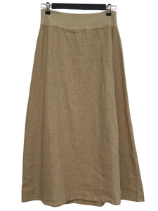 Cut Loose LINEN MIDI ALINE SKIRT - ORIGINALLY $107