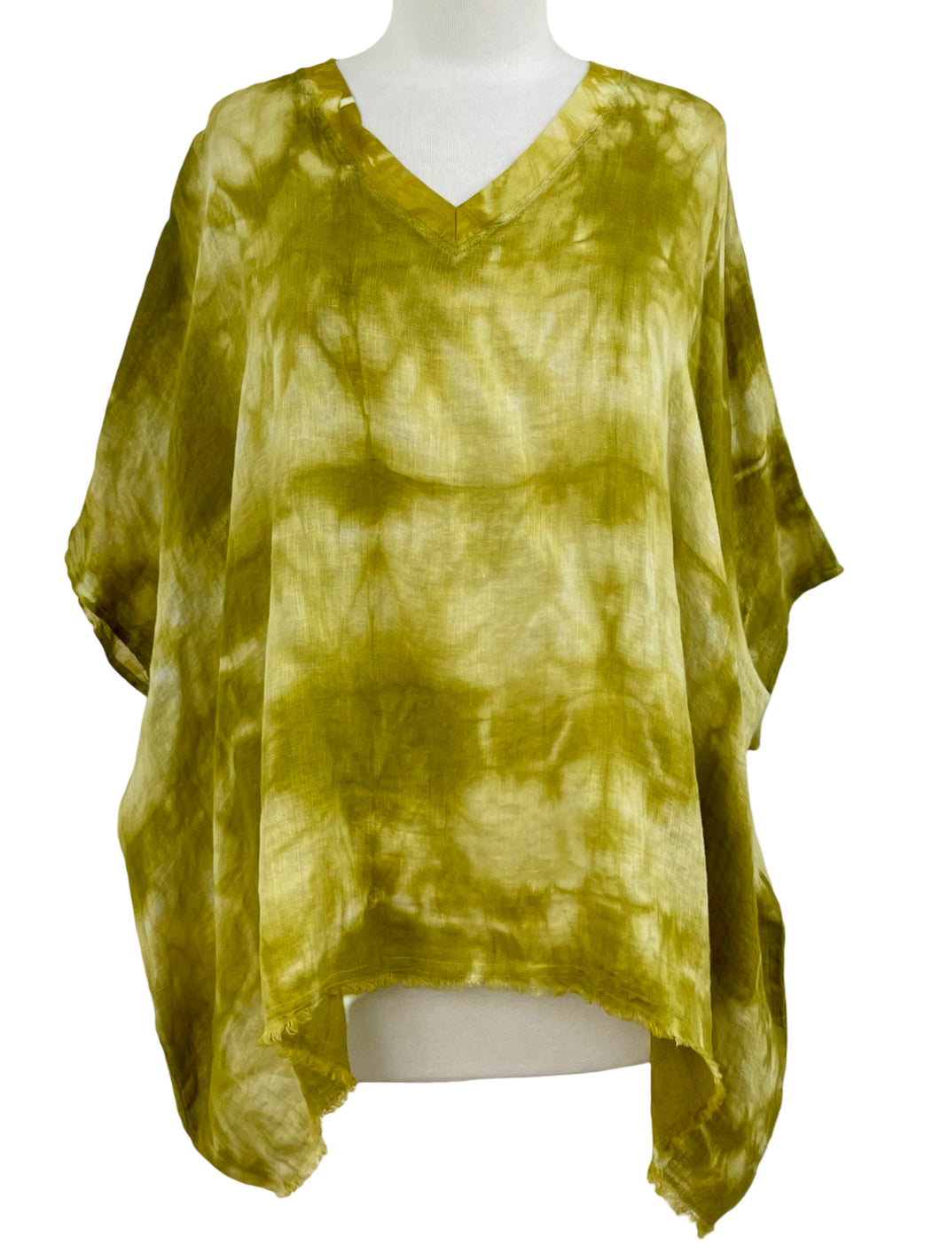 Heyne Bogut V NECK LINEN BLOUSE - Originally $269