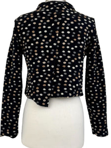 Cut Loose BOILED WOOL DOT CARDI