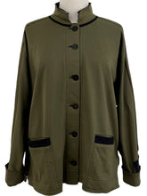 Load image into Gallery viewer, Adverb OLIVE CARDI JACKET
