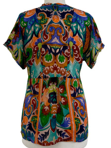 Johnny Was PAISLEY BLOUSE GALAVANT