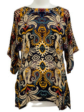 Load image into Gallery viewer, Shana SHORT SLEEVE PRINT BLOUSE
