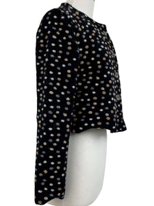 Cut Loose BOILED WOOL DOT CARDI