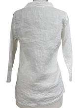 Load image into Gallery viewer, Cut Loose LINEN HI LO CROP BLOUSE - Originally $119
