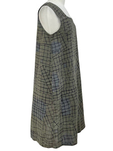 Fenini LATTICE SQUARE NECK DRESS - Originally $169