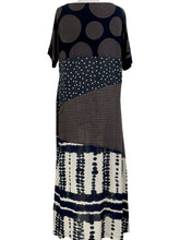 Load image into Gallery viewer, Alembika SHORT SLEEVE MIX MEDIA DRESS - Originally $354
