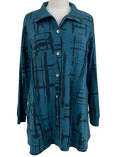 Load image into Gallery viewer, Fenini FLEECE PRINT SWING JACKET
