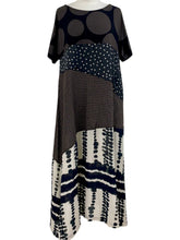 Load image into Gallery viewer, Alembika SHORT SLEEVE MIX MEDIA DRESS - Originally $354
