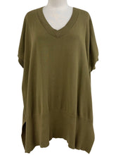 Load image into Gallery viewer, Cynthia Ashby SHORT SLEEVE V NECK SWEATER BOBBI
