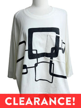 Load image into Gallery viewer, Cynthia Ashby SQUARE 1 PKT TEE - ORIGINALLY $169
