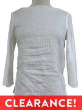 Load image into Gallery viewer, Cut Loose LINEN 3/4 SLEEVE TOP - ORIGINALLY $86
