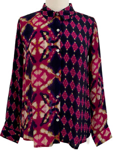 APNY DUAL PRINT BLOUSE