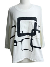 Load image into Gallery viewer, Cynthia Ashby SQUARE 1 PKT TEE - ORIGINALLY $169
