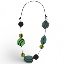 Load image into Gallery viewer, Sylca GREEN STATEMENT NECKLACE
