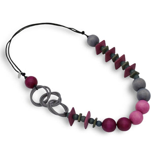 Sylca OMBRE FUSCHIA NECKLACE