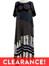 Load image into Gallery viewer, Alembika SHORT SLEEVE MIX MEDIA DRESS - Originally $354
