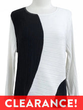 Load image into Gallery viewer, Fenini PLEAT COLORBLOCK PATCH TOP - Originally $129
