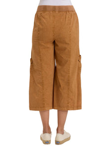 XCVI CROP POPLIN POCKET FAULKNER PANT