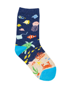 SOCKSMITH KIDS UNDER THE SEA SOCK 4-7 Years