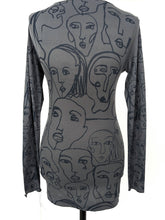 Load image into Gallery viewer, AMB Designs FACES LONG SLEEVE LAYER TEE
